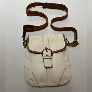 Coach buckle detail crossbody shoulder bag